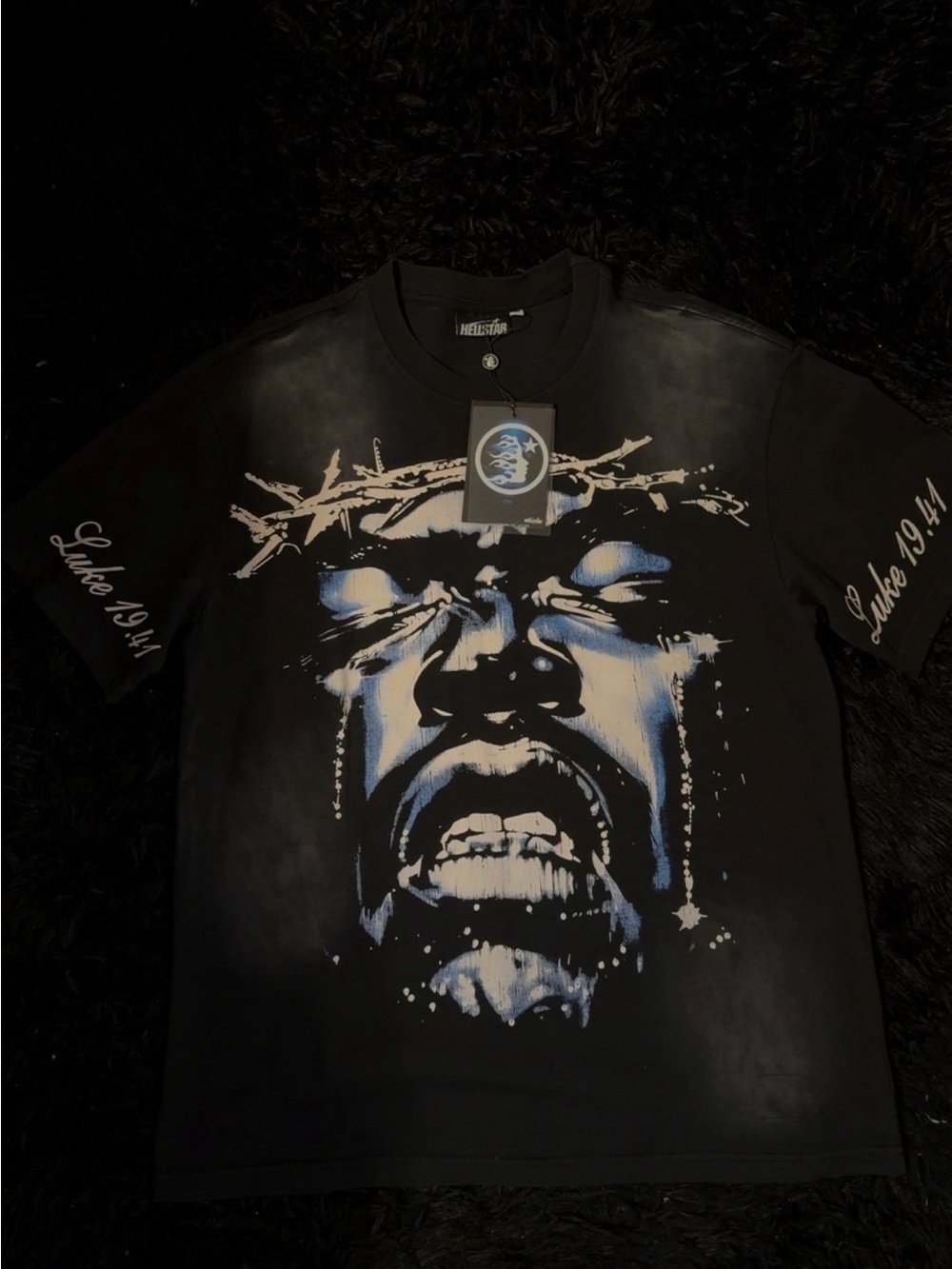 Black Hellstar Jesus Wept T-Shirt